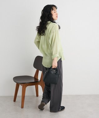 CRAFT STANDARD BOUTIQUE オーガンジーブラウス Green