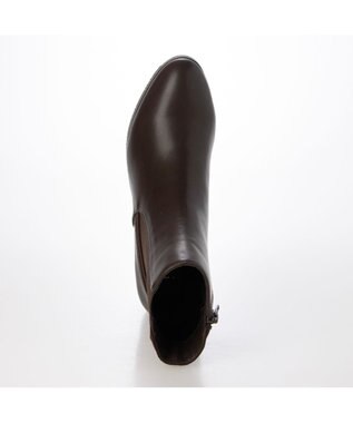 ing <Pitti>サイドゴアショートブーツ ダークブラウン