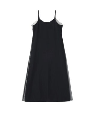 earth music&ecology SET2点チュール＆キャミワンピース Black