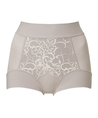 BRADELIS New York 【BRADELIS NewYork peace】綿混フィットレースショーツ25 深め 補正下着 ヒップアップ 美尻 グレージュ