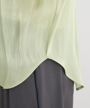 CRAFT STANDARD BOUTIQUE オーガンジーブラウス Green