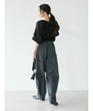 CRAFT STANDARD BOUTIQUE デニムカーブパンツ Black