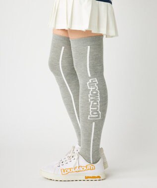 FILA GOLF／marie claire 【LOUDMOUTH】ロゴ入りニーハイソックス