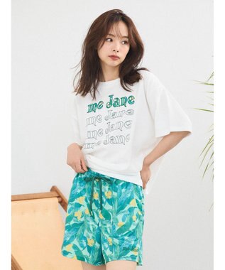 Green Parks ｍｅ　Ｊａｎｅ／４連ロゴＢｉｇＴシャツ White