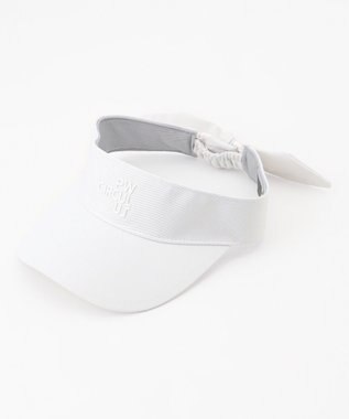 PW CIRCULUS 【NEW!】【WOMEN】リボンサンバイザー ホワイト系