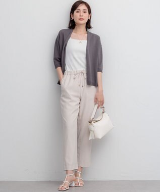 組曲 テレコスクエア タンクトップ ホワイト系