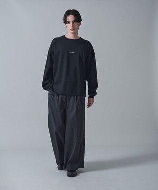 WEGO リバーシブルワンポイントT（LS） ブラック