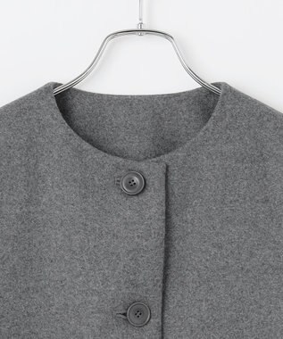 #Newans 大人気ジレが新素材で再登場！チュニックジレ チャコール