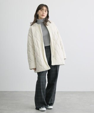 AMERICAN HOLIC 軽ポカ２ＷＡＹリバーシブルキルトアウター Ivory