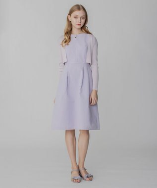 TOCCA 【洗える！】SILK RIB BOLERO ボレロ ラベンダー系