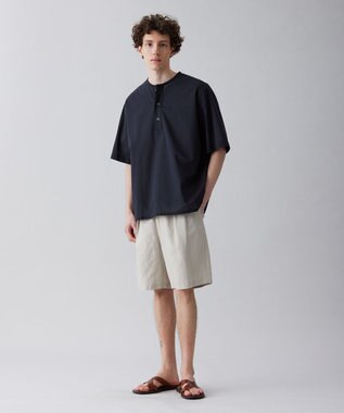 UNFILO MENS ライトリネン ショートパンツ [23年春夏商品] グレージュ