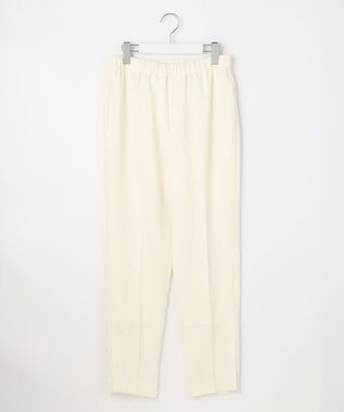 UNFILO 【ストレッチ/洗える】出会えるパンツ テーパード アイボリー系