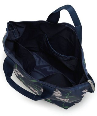 LeSportsac DELUXE EASY CARRY TOTE/フローラルブルームズネイビー フローラルブルームズネイビー