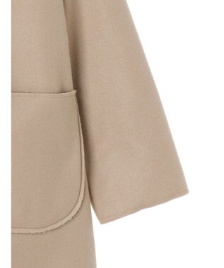 Green Parks ２ｗａｙフード裏ボアミディ丈コーディガン Beige