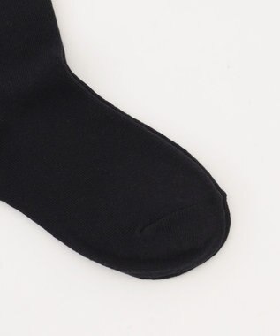 ANY KIDS ネコ刺繍　ハイソックス ブラック