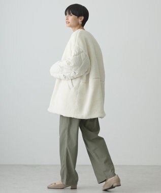 AMERICAN HOLIC 軽ポカ２ＷＡＹリバーシブルキルトアウター Ivory