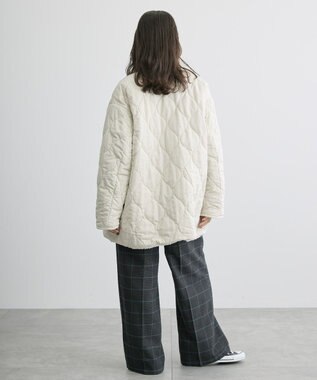 AMERICAN HOLIC 軽ポカ２ＷＡＹリバーシブルキルトアウター Ivory