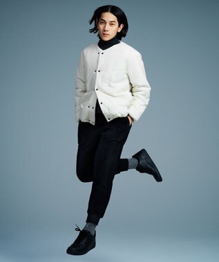 UNFILO MENS MOVE TEX タートルネック ニット ブラック系