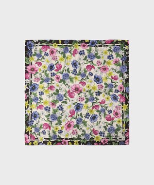 GRACE CONTINENTAL フラワーシルクスカーフ キナリ