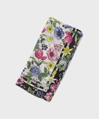 GRACE CONTINENTAL フラワーシルクスカーフ キナリ