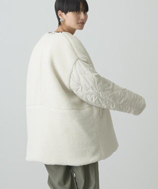 AMERICAN HOLIC 軽ポカ２ＷＡＹリバーシブルキルトアウター Ivory