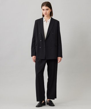 ICB 【洗える】シルクヴィスコースハイゲージ ジップアップカーディガン トープ系