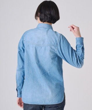 Ripo trenta anni DENIM STANDARD SHIRT BLUE