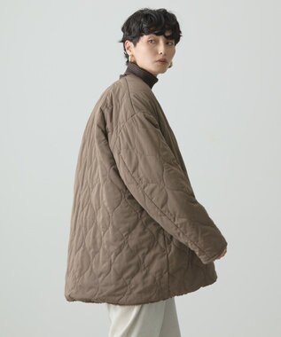 AMERICAN HOLIC 軽ポカ２ＷＡＹリバーシブルキルトアウター Mocha