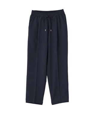 YECCA VECCA 【UVカット】サラサライージーテーパードパンツ Navy