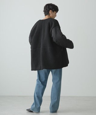 AMERICAN HOLIC 軽ポカ２ＷＡＹリバーシブルキルトアウター Black