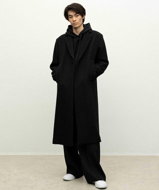 NAVE 【ReNAVE】ウールメルトン チェスターコート ブラック系