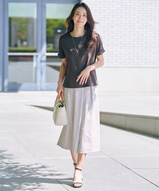 J.PRESS LADIES 【リバーシブル】エポ ネックレス ネイビー系