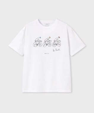 Paul Smith Drawn by Paul Cycling Tシャツ ホワイト