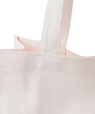 Maison de FLEUR ブランドロゴ刺繍スクエアトートバッグ Light Pink