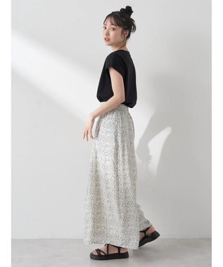 earth music&ecology 選べる丈スカーチョ Flower