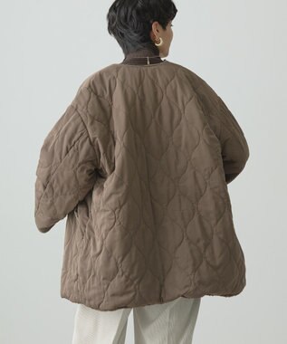 AMERICAN HOLIC 軽ポカ２ＷＡＹリバーシブルキルトアウター Mocha