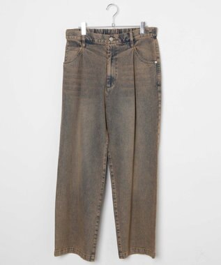 WEGO スケーターズ　タックワイドデニムパンツ レッドその他