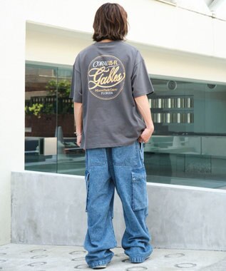 WEGO 【ユニセックス着用ITEM】デニムイージーカーゴパンツ デニム淡加工色