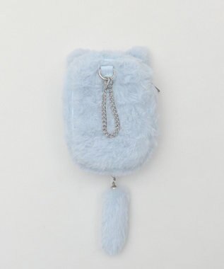 WEGO 【痛バ＆推し活グッズ】なりきりネコぬいポーチ サックス