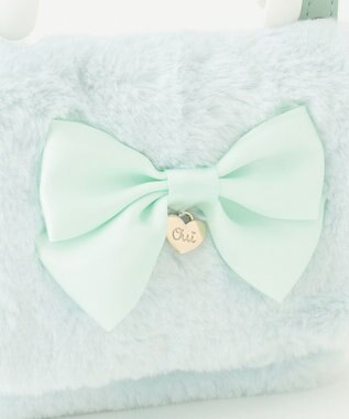 ANY KIDS リボン付き ポケット ポシェット ミント