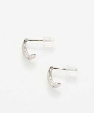 Phoebe 【金属アレルギー対応】ドロップハーフフープミニピアス　シルバー/サージカルステンレス シルバー