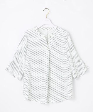 ANY SIS 【洗える】カフリングポイント ブラウス アイボリー