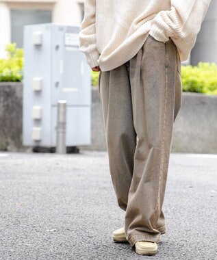 WEGO スケーターズ　タックワイドデニムパンツ レッドその他