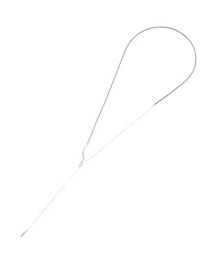 YECCA VECCA ウェーブメタルコードネックレス Silver