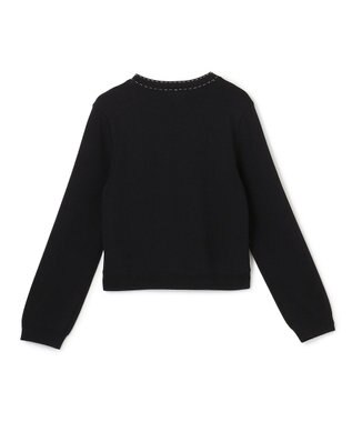 TOCCA 【八木アリサさん着用】FLOWER HIDE AND SEEK ニットジャケット ブラック系