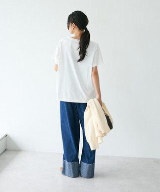 CRAFT STANDARD BOUTIQUE アソートロゴプリント半袖プルオーバー White