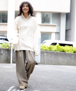 WEGO スケーターズ　タックワイドデニムパンツ レッドその他