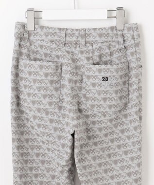 23区GOLF 【WOMEN】エンブレム柄ジャガードスキニーパンツ ライトグレー系5