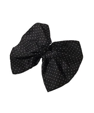 earth music&ecology ドット２段フリルバンス Black