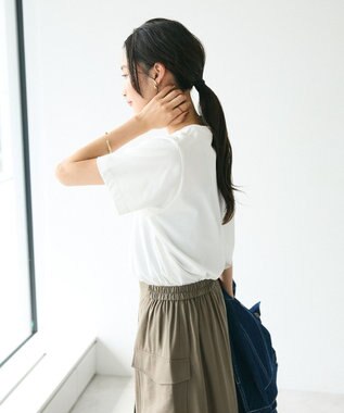 CRAFT STANDARD BOUTIQUE アソートロゴプリント半袖プルオーバー Silver